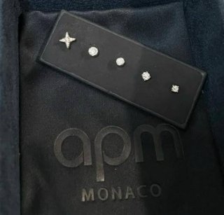 APM MONACO set non matching di 5 orecchini
