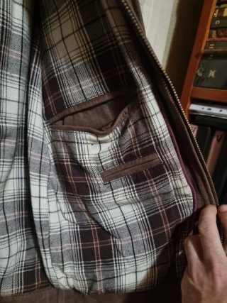 Cazadora Piel Mango Talla L