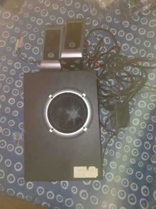 Altavoces Logitech 2.1 Negro