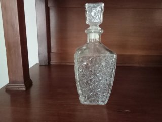 Decanter bottiglia liquori in vetro