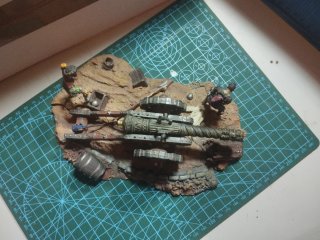Diorama Cañón de Plomo con Figuras