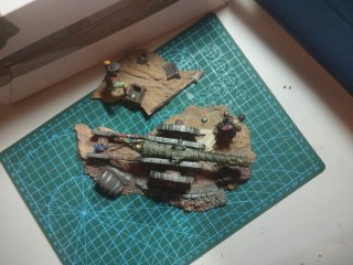 Diorama Cañón de Plomo con Figuras