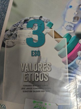 Valores éticos, 3 ESO