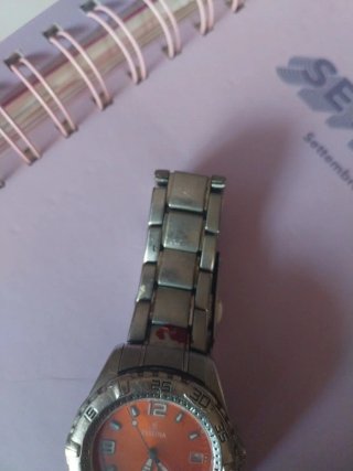 Orologio Festina Vintage Arancione Argento