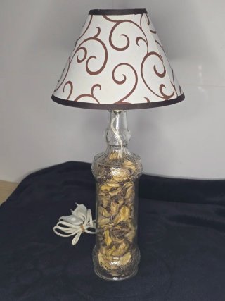 Lámpara de mesa decorativa cristal