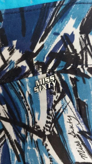 Minigonna Miss Sixty fantasia blu