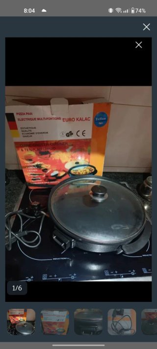 Pizza Pan Eléctrica Multifunción Euro Kalac