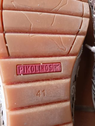 Zapatillas Pikolinos plateadas talla 41