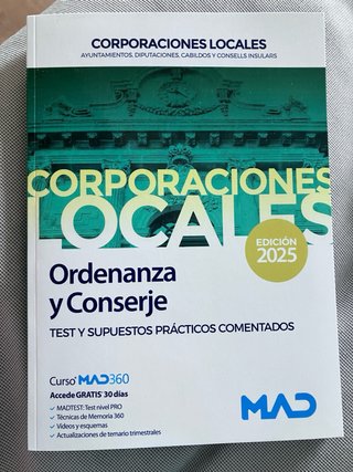 Ordenanza Jccm temario tests simulacro oposiciones