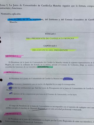 Ordenanza Jccm temario tests simulacro oposiciones
