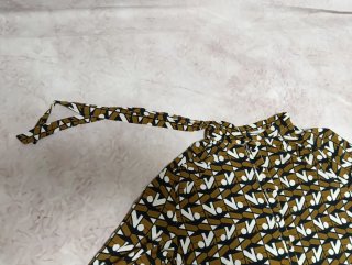 Vestido estampado étnico manga larga