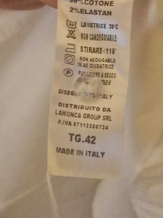 Camicia Vestito Odi ET Amo Bianca