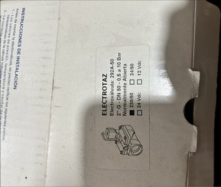 Electrovalvula Electrotaz 292A-50 DN50 NA