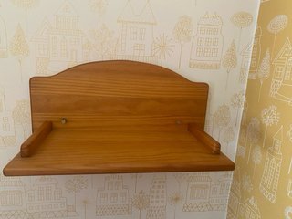 Colgador de pared de madera