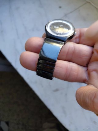 Orologio Swatch Dey Date nero/bianco