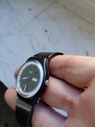 Orologio Swatch Dey Date nero/bianco