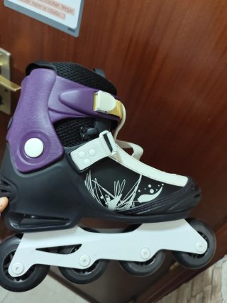 Patines en línea Oxelo morado y negro