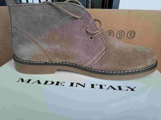 Polacchine scamosciate uomo marroni 40 a 44 italy