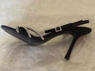 Sandalias Mango Tacon Brillantes