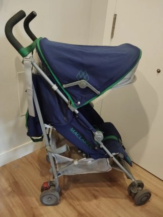 Silla de paseo Maclaren azul y verde