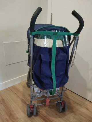Silla de paseo Maclaren azul y verde