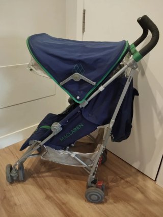 Silla de paseo Maclaren azul y verde
