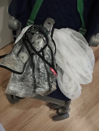 Silla de paseo Maclaren azul y verde