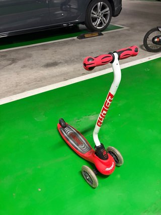 Patinete infantil 3 ruedas rojo