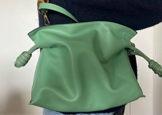 Bolso Piel Verde