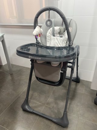 Trona multifunción Kinderkraft gris