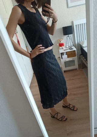 Conjunto dos piezas negro