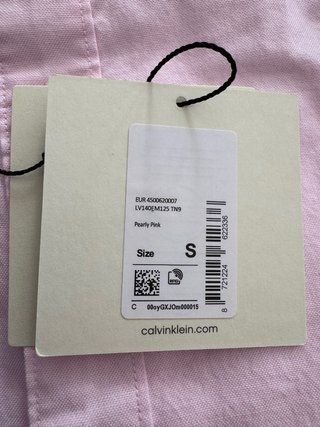 Camisa Calvin Klein Rosa Talla S