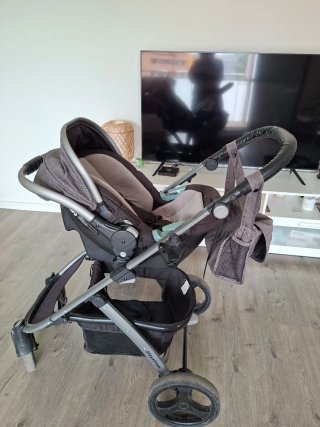 Trío Silla Paseo Bebé + Capazo + Silla Coche