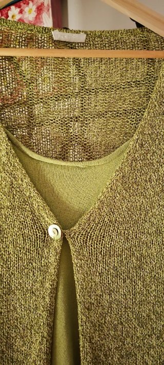 Jersey verde manga larga talla única