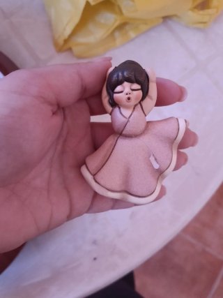 Bambola Thun ballerina in ceramica