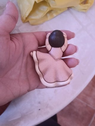 Bambola Thun ballerina in ceramica