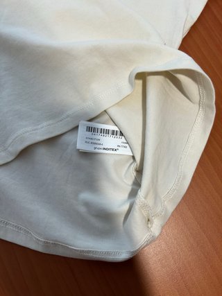 Camiseta Zara Beige Talla M