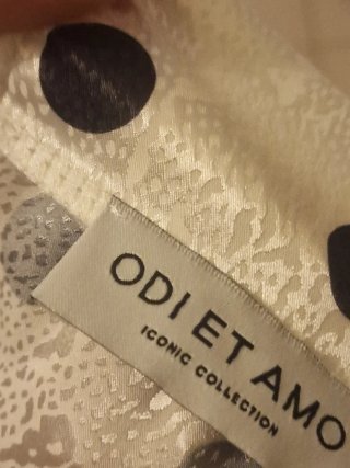 Camicia ODI ET AMO pois nero/bianco