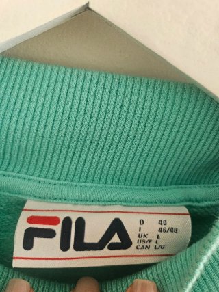 sudadera azul turquesa Fila Talla S/M