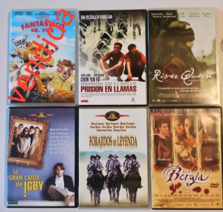 Películas DVD a 1€ la unidad
