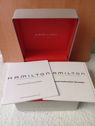 🇨🇭Caja reloj HAMILTON