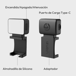 Luz LED Magnética Ulanzi LM001 Osmo Pocket NUEVA