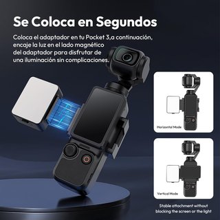 Luz LED Magnética Ulanzi LM001 Osmo Pocket NUEVA