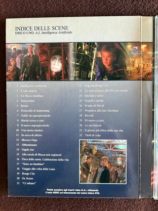 A.I. Intelligenza Artificiale DVD + Libro