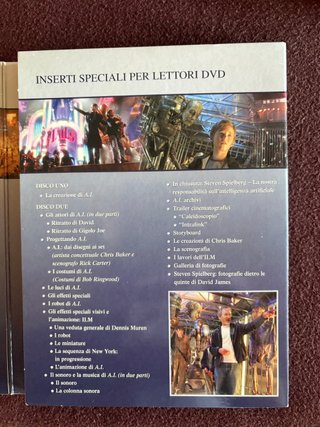 A.I. Intelligenza Artificiale DVD + Libro