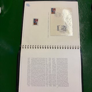 Album Francobolli Conquista Spazio