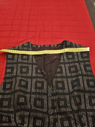 Gilet vintage Valentino Uomo Fantasia Geometrica