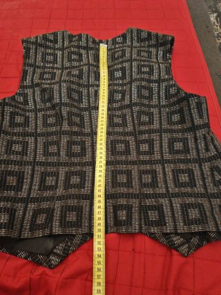 Gilet vintage Valentino Uomo Fantasia Geometrica