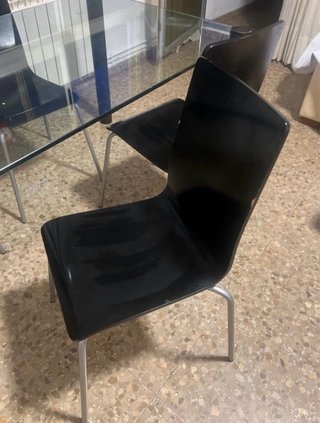 Mesa de cristal + Sillas