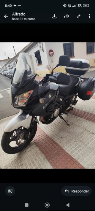 Suzuki V-Strom Adventure Negra/Plata 1000cc